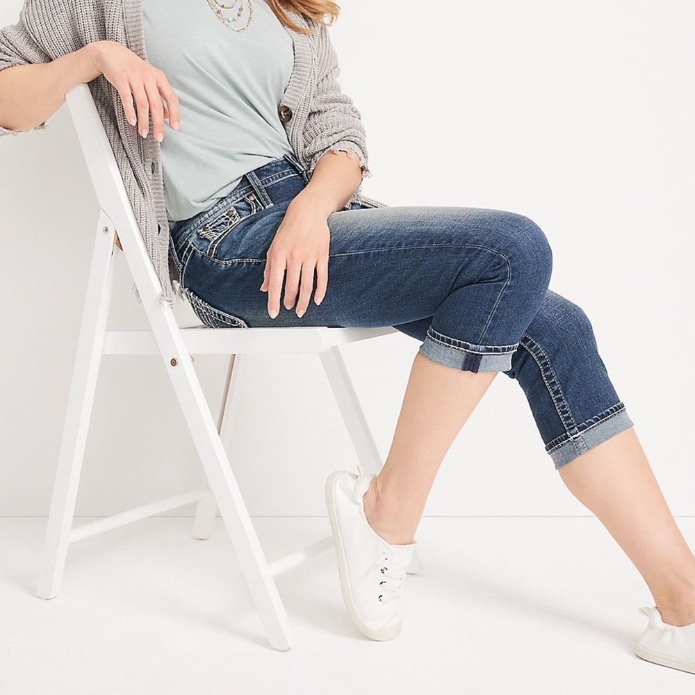 NWT Vigoss Heritage Fit Capri Jeans